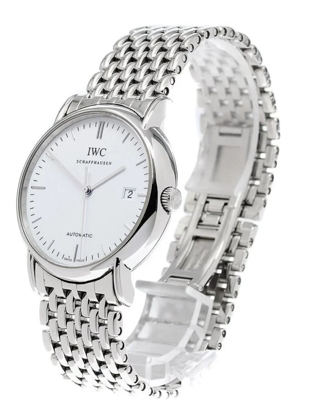IWC SCHAFFHAUSEN Portofino Date white Dial Automatic Men's Watch_965557
